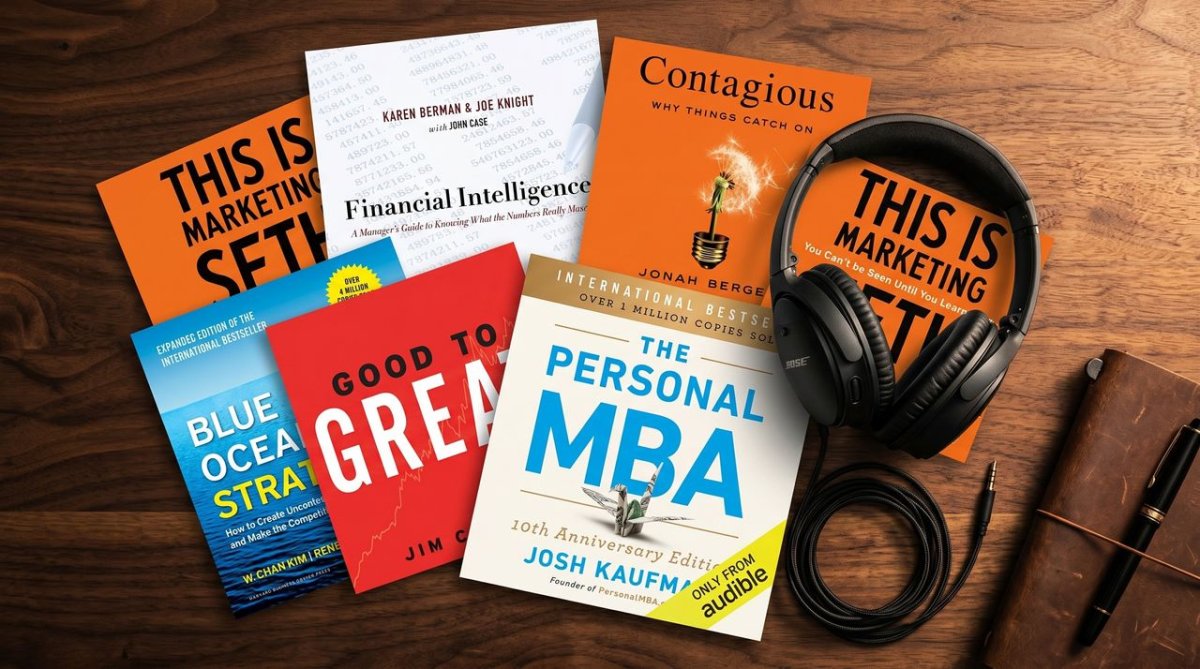 Ditch the $60k MBA: 8 audiobooks to master business for $62.93