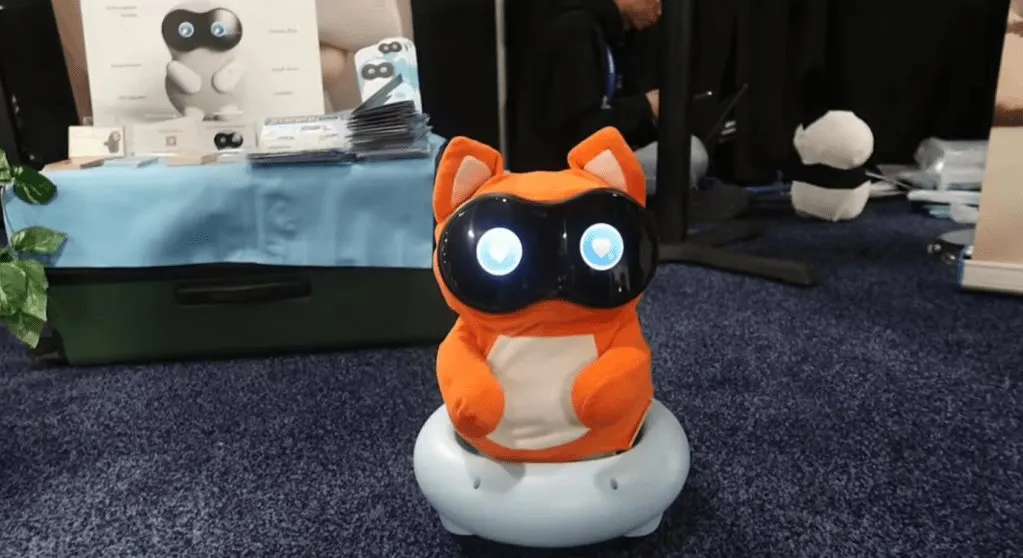 Cocomo is a companion robot designed for emotional interaction and tactile feedback by Ludens AI.