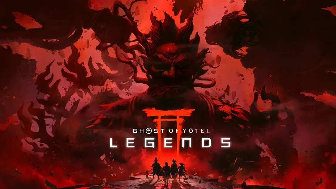 This image shows promotional artwork for the final Raids update in Ghost of Yotei Legends.