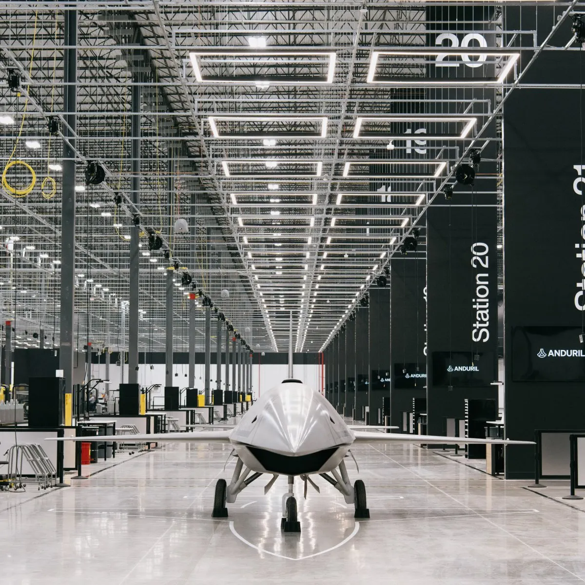 Anduril AI defense technology and corporate headquarters.
