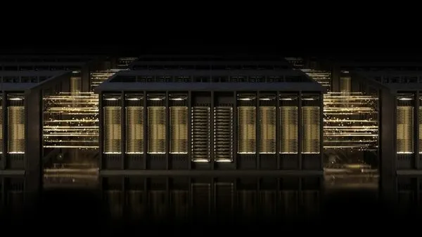 This diagram shows standardized Ethernet architecture for AI clusters using NVIDIA Spectrum-X and Open MRC.