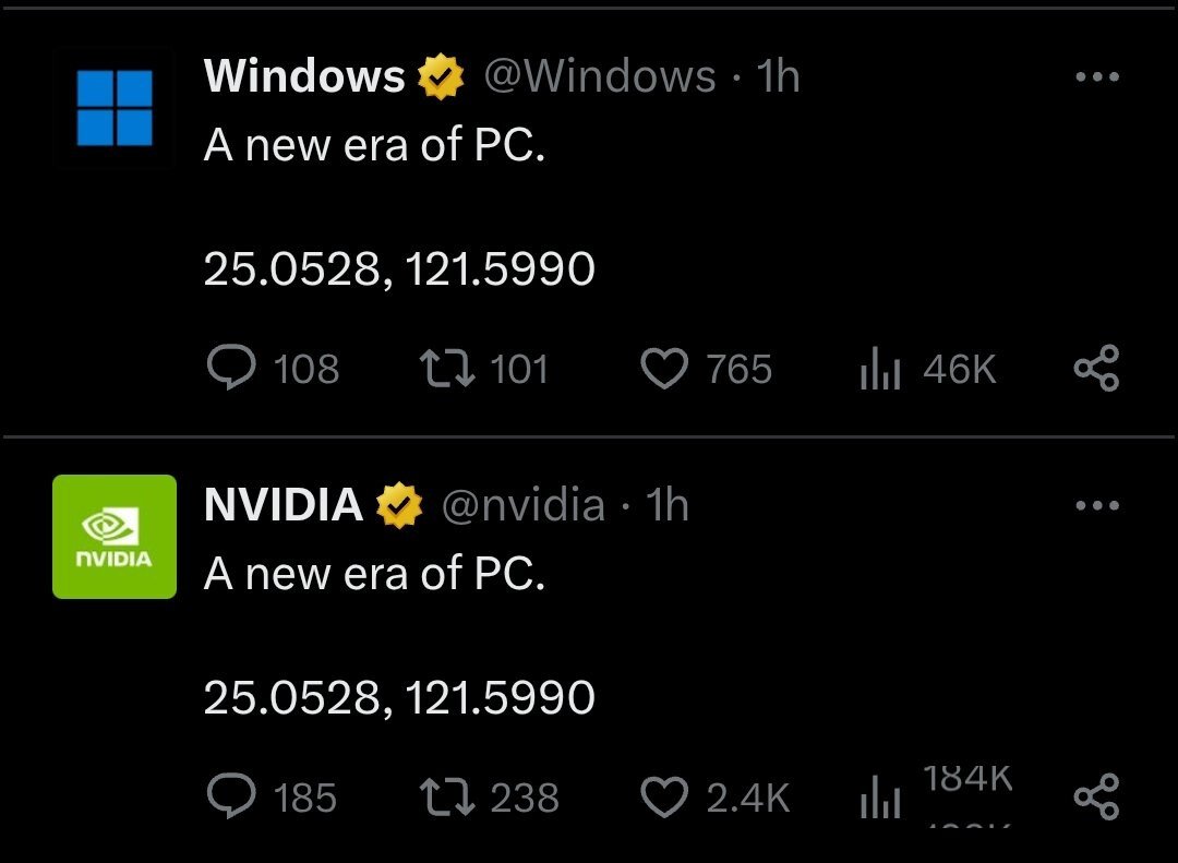 Microsoft and NVIDIA logos alongside Computex 2026 branding for the N1X processor announcement