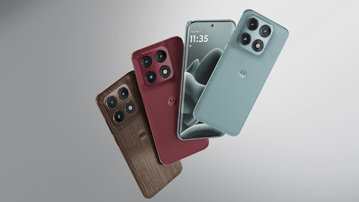 Motorola Edge 70 Pro+ official specification listing displaying three PANTONE color finishes.