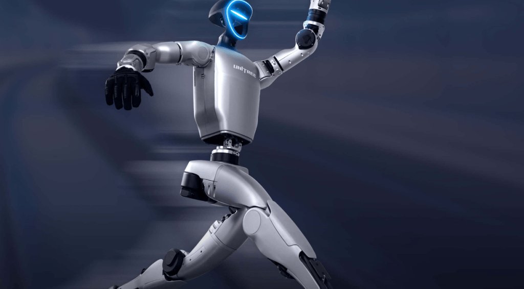 A humanoid robot connects to Beijing's new lifecycle management platform for tracking and maintenance.