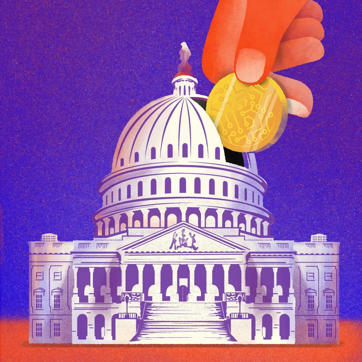 Crypto industry lobbyists meet with congressional staff to discuss regulatory legislation.