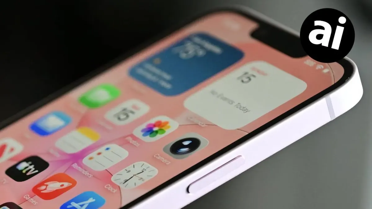 The iOS 26.5 update screen displays routine maintenance options without new artificial intelligence capabilities.