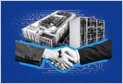 The illustration highlights growing corporate investment in AI energy grids and computing infrastructure.