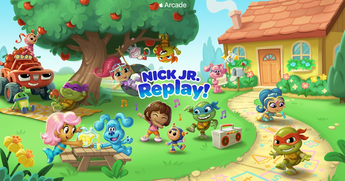 Apple Arcade Expands Family Catalog With Nick Jr. Replay! And New Titles