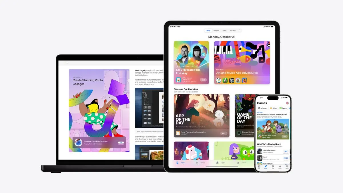 Apple App Store featuring nominations interface for developers
