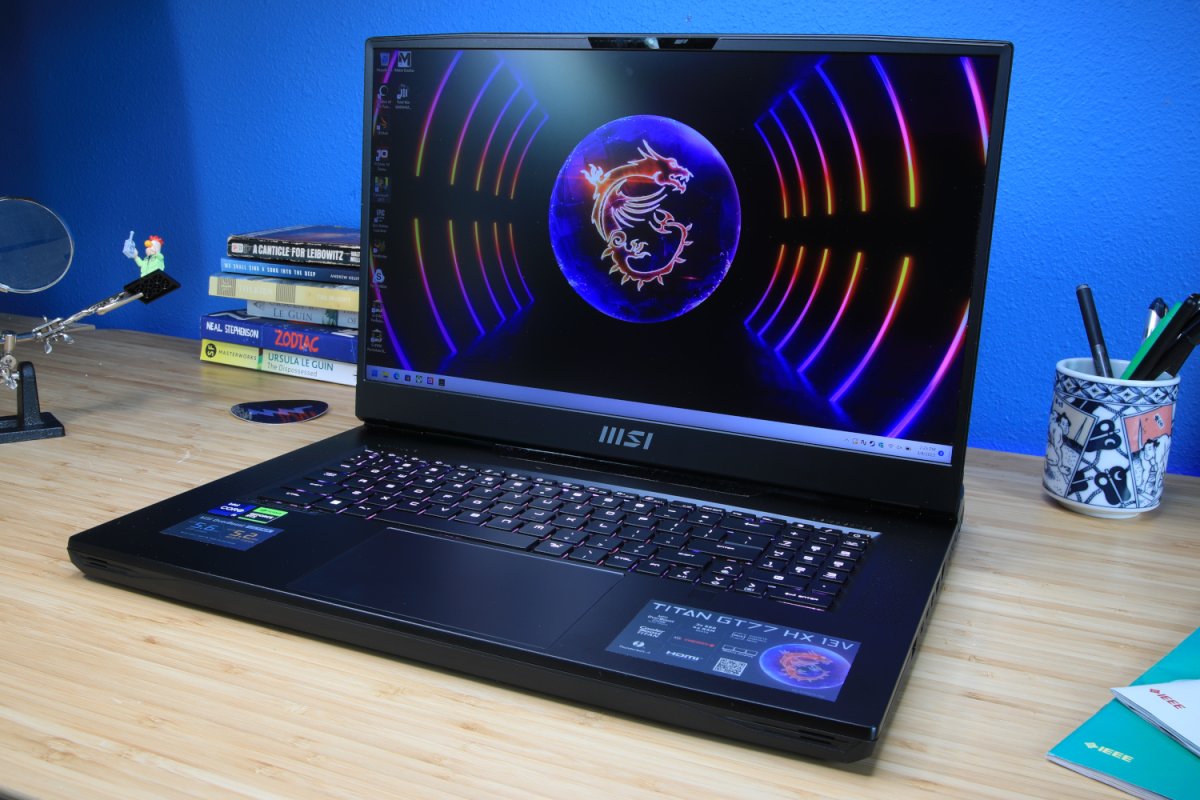 Four gaming laptops ranging from high-end to budget models, illustrating hardware and display variations.