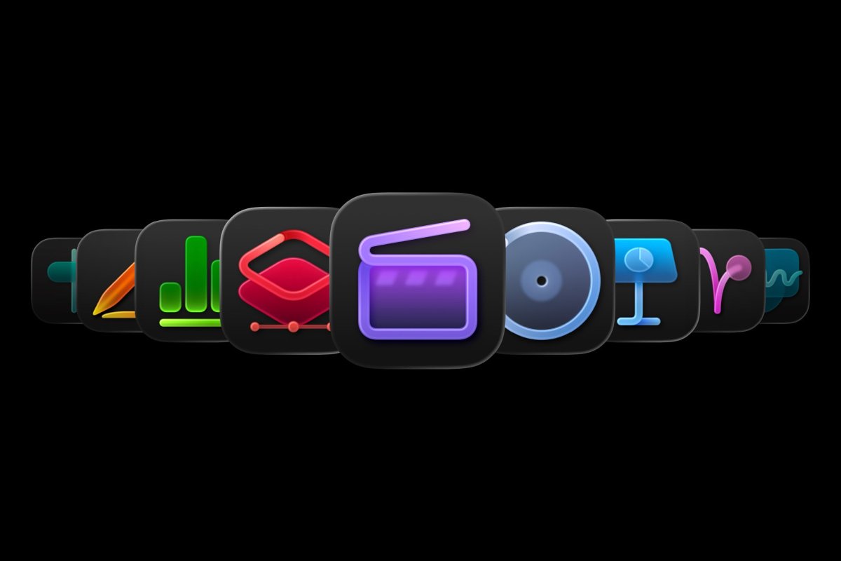 Apple redesigned Creator Studio icons with rounded squares to distinguish subscription apps from one-time purchases.