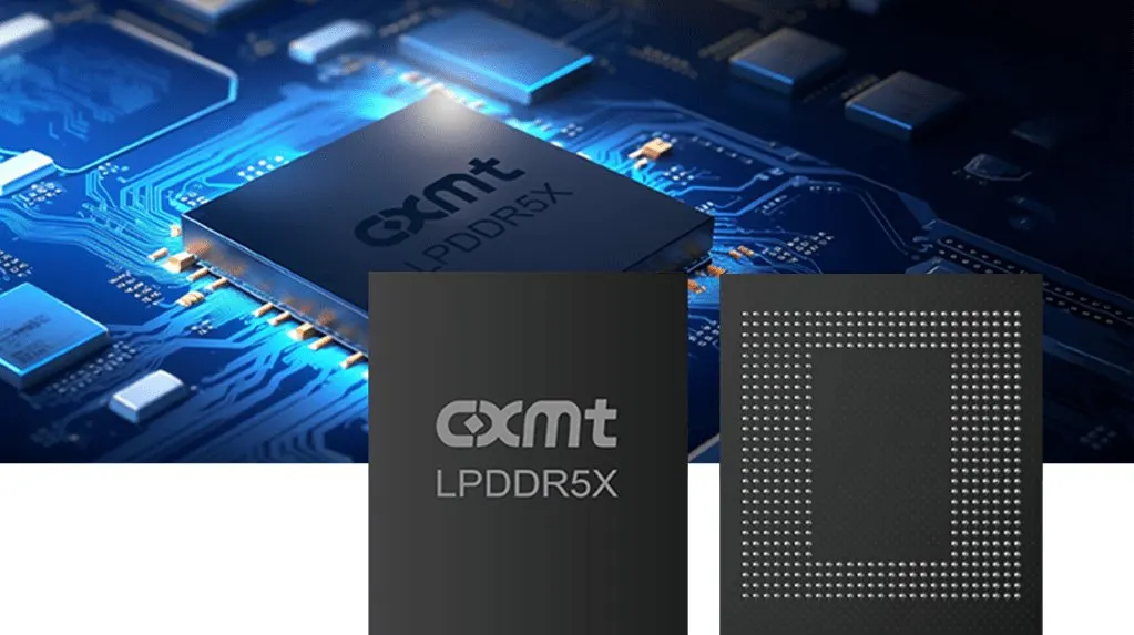 CXMT LPDDR5X memory modules enter mass production for mobile devices with transfer rates up to 9600 megabits per second.