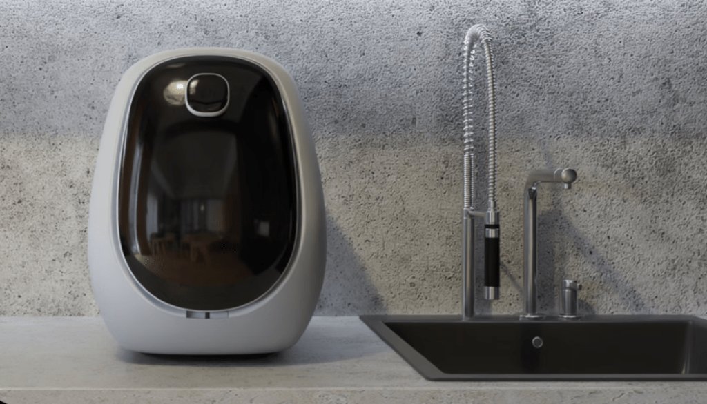 LICURV explores instant kitchen cleaning with compact dishwasher and five-second wash
