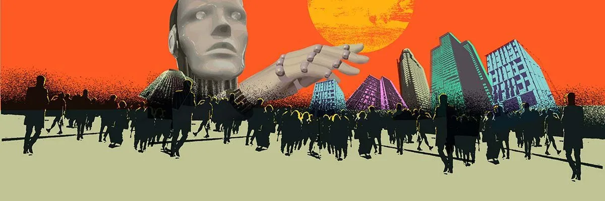 A scene from the documentary Ghost in the Machine examining artificial intelligence labor and environmental costs.