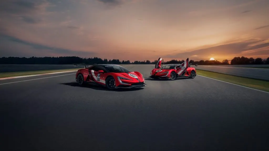The BYD Yangwang U9 supercar appears in the Gran Turismo 7 racing game interface.