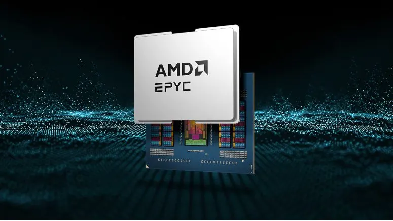 AMD EPYC 8005 series processor featuring Zen 5 architecture and scalable core counts for edge and storage applications.