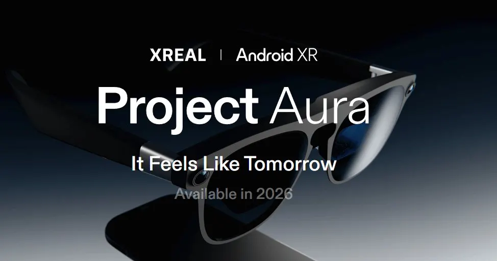 Project Aura smart glasses with the proprietary X1S chip are showcased at The Android Show.