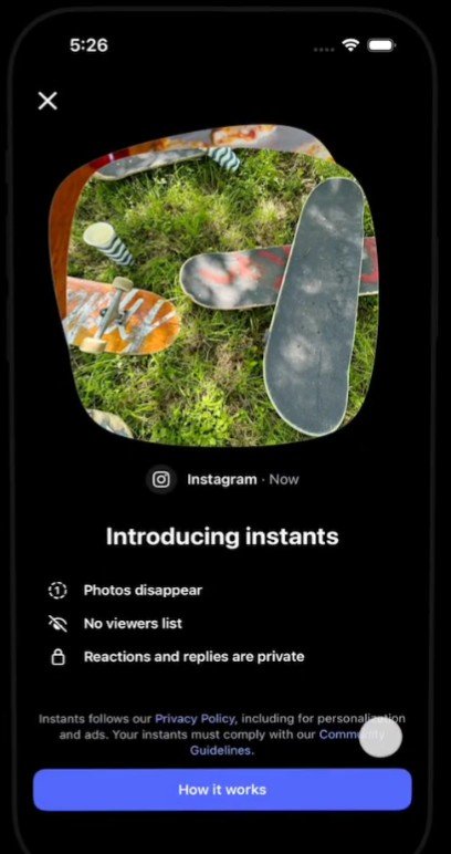 How to Use Instagram Instants Feature