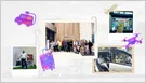 A robotaxi travels through a Chinese city during a guided technology tourism tour.