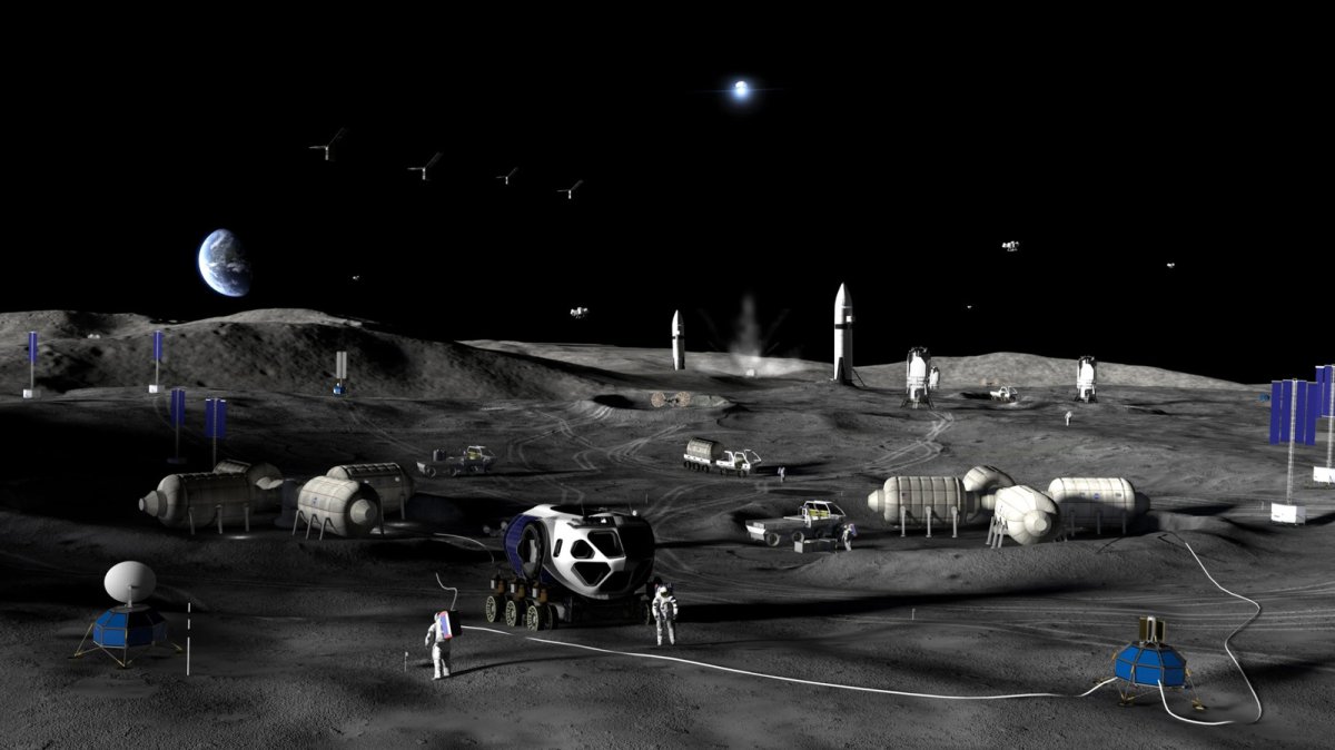 NASA Lunar Mission Timeline and Commercial Infrastructure Plans