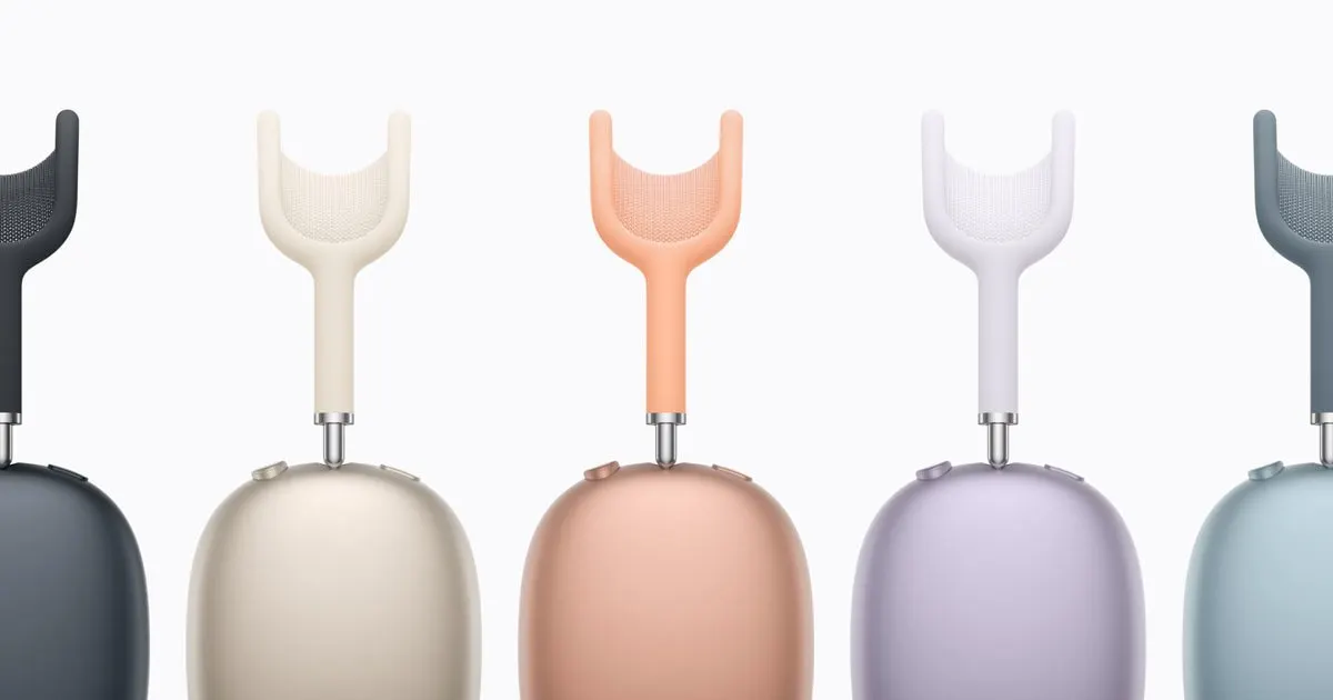 The Apple AirPods Max 2 over-ear headphones feature the H2 chip and digital crown controls.