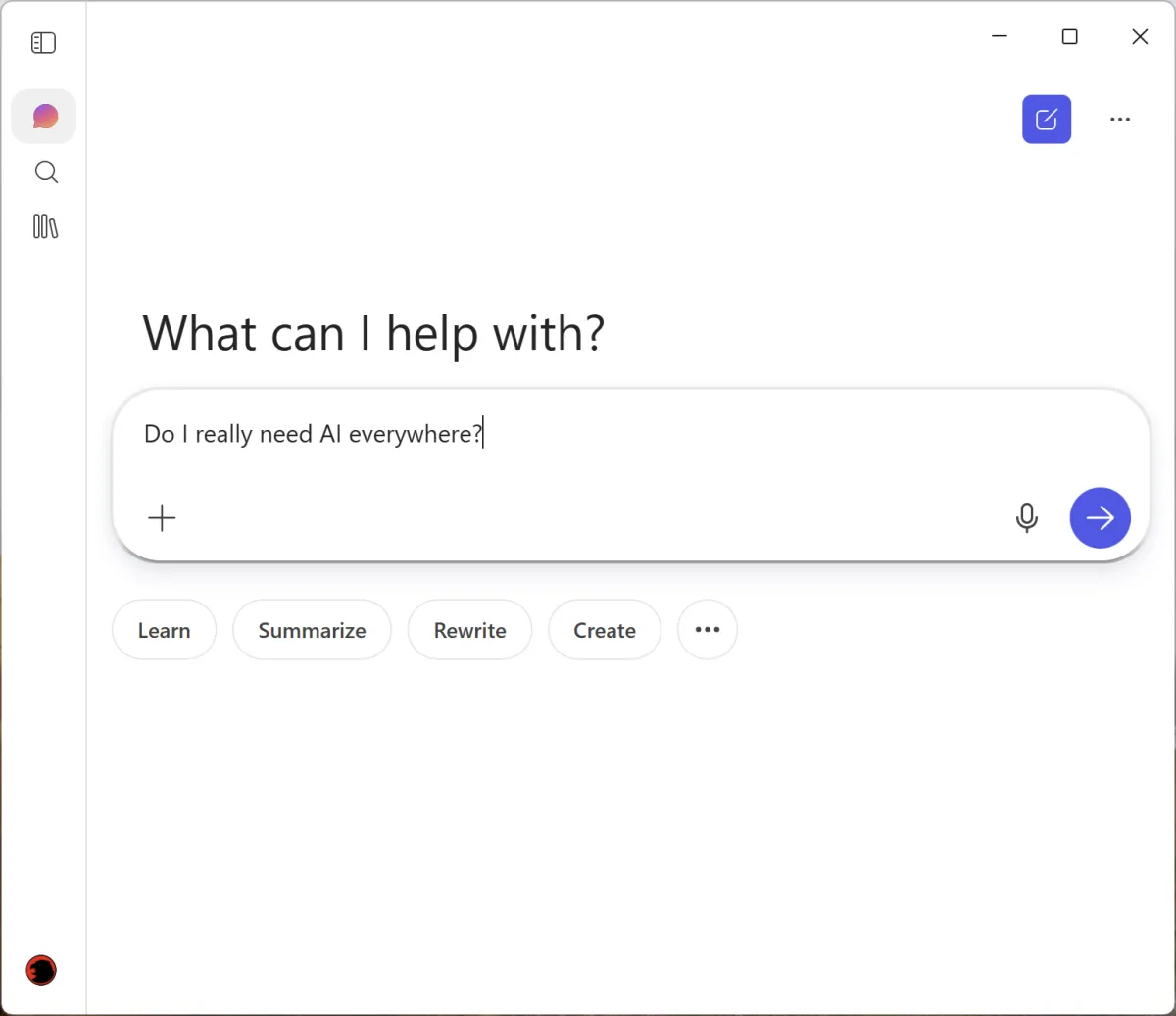 The interface shows Microsoft Copilot settings for read-only mode and document section locking.
