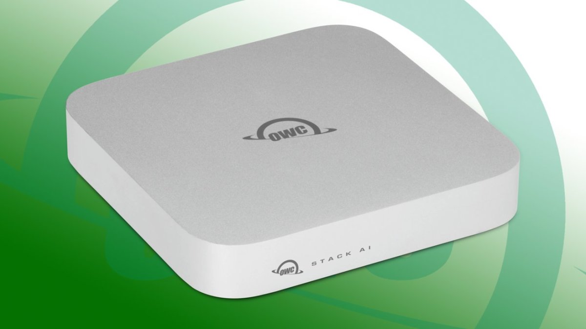 The OWC Stack AI is a Thunderbolt 5 peripheral that extends GPU memory using high-speed flash storage for local AI process...