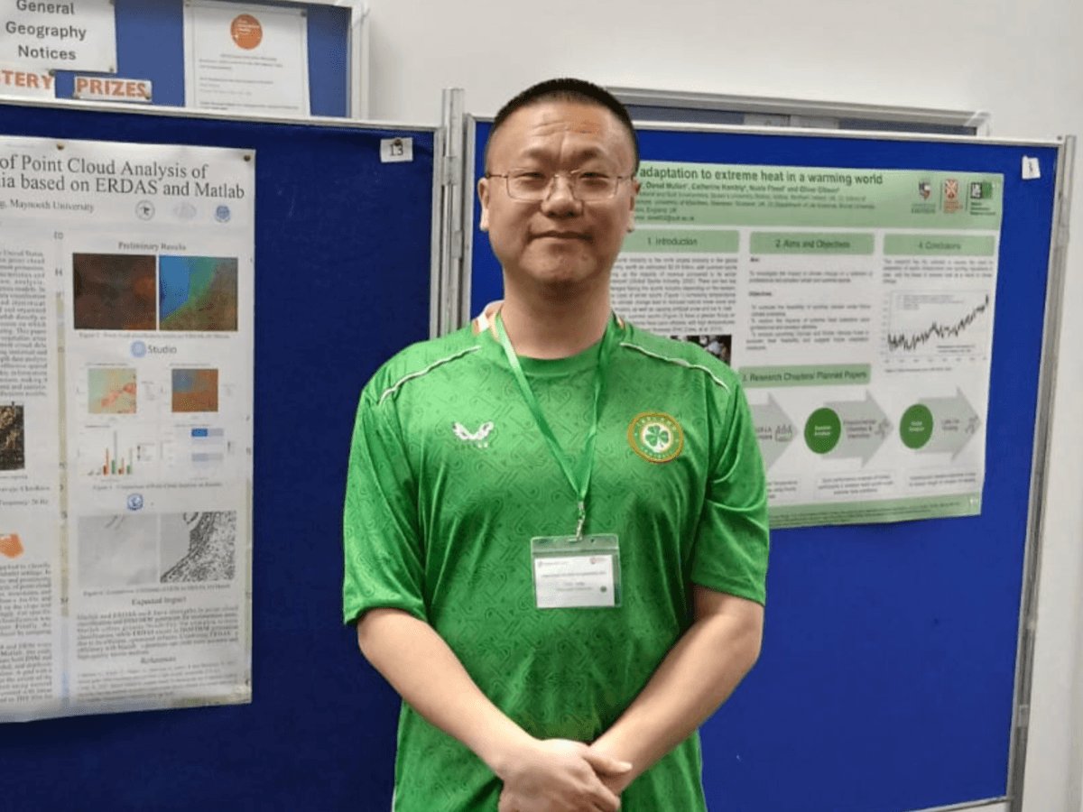 Maynooth PhD researcher on GIS and its many applications