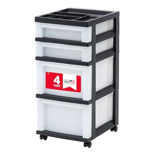 Engineered desk storage drawers are shown with visible sliding mechanisms and internal load distribution.