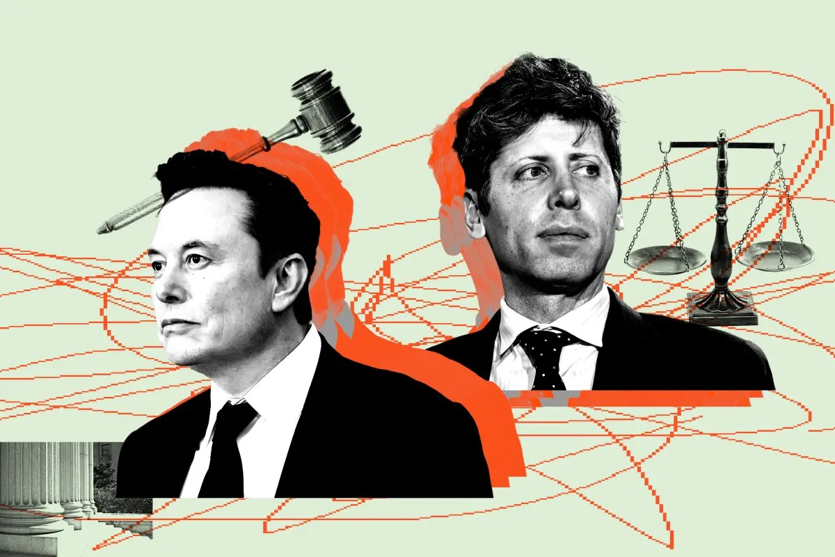 The courtroom proceedings highlight corporate governance disputes and artificial intelligence accountability.
