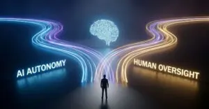 Diagram illustrating the alignment of artificial intelligence goals with human values for safety and reliability