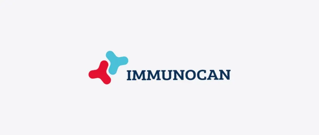 Immunocan scientists conduct antibody discovery research in a laboratory.