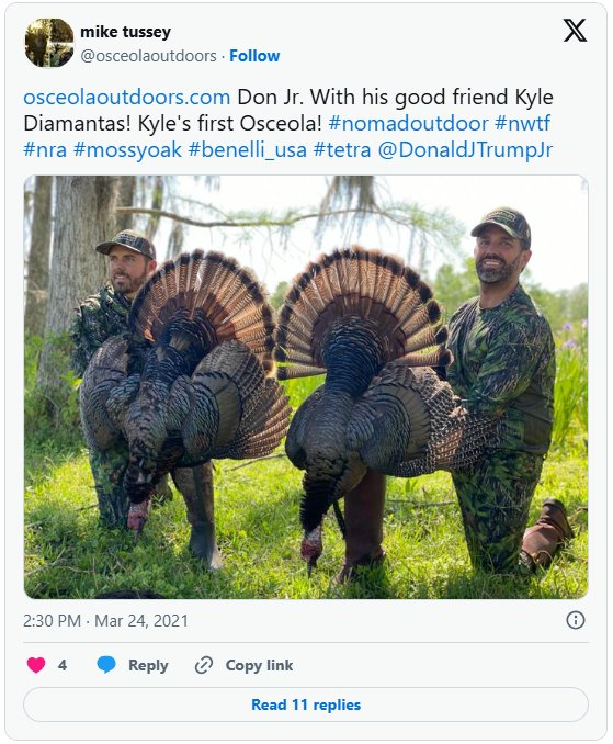 New Acting FDA Commissioner: Some Florida Lawyer That Shoots Animals With Don Jr.