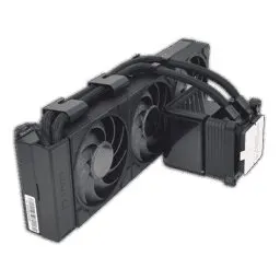 The Lian Li HydroShift II OLED curved 360mm AIO cooler features a motorized adjustable display.