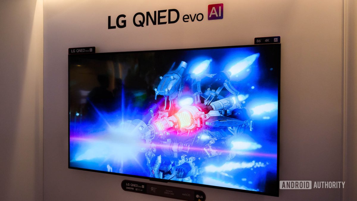 LG Electronics logo on a television display