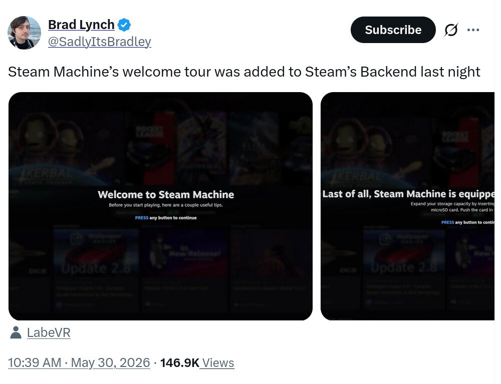 Steam Machine Backend Update Signals Imminent Launch