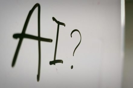 Traditional web content gradually fades into algorithmic search interfaces.