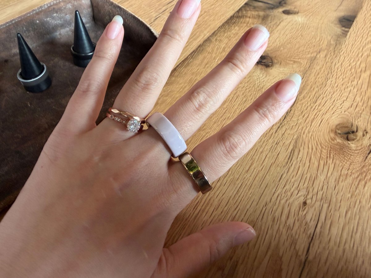 Oura Ring 5 device and complimentary sizing kit shown ahead of the June fourth preorder launch.