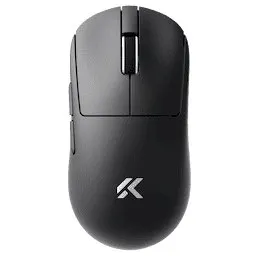 A top view of the MCHOSE A7 V2 Ultra gaming mouse displays its symmetrical design and textured grip.