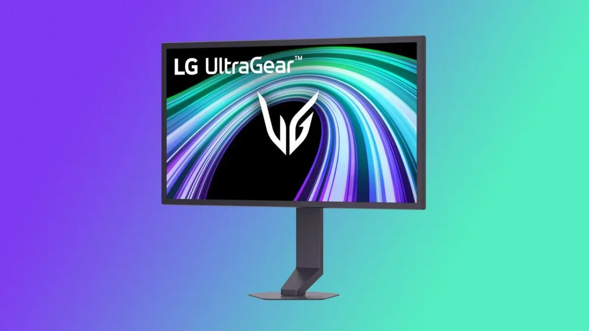 This LG UltraGear 25G590B monitor shows a 24.5-inch screen with a 1000Hz refresh rate and 1920x1080 resolution.