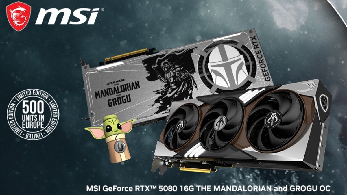 (PR) MSI Launches Limited Edition GeForce RTX 5080 16G The Mandalorian and Grogu OC Graphics Card