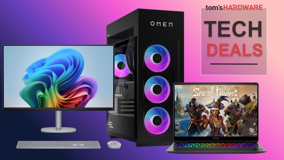 You can save up to 72% in HP's Memorial Day sale — grab your next gaming PC, laptop, monitor, or peripheral for less