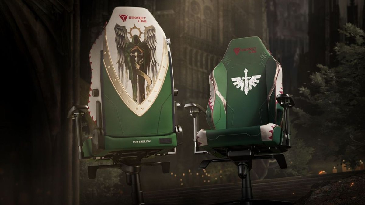 Secretlab Expands Warhammer 40,000 Line With Dark Angels Titan Evo Chair