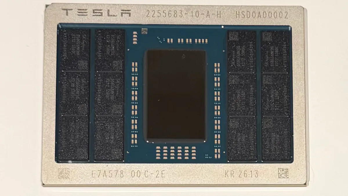 Diagram showing SpaceX TeraFab semiconductor facility layout and AI chip production constraints