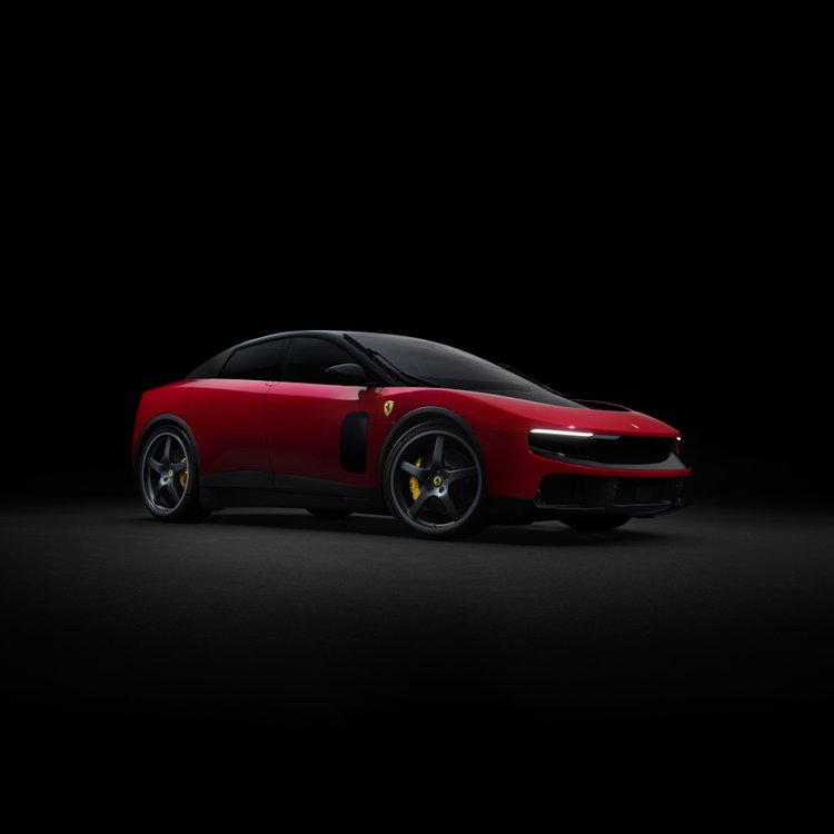 The Ferrari Luce electric vehicle exterior design was unveiled by former Apple executive Jony Ive.