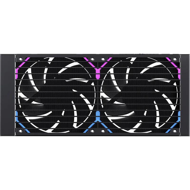 The EINAREX HALOX all-in-one liquid CPU cooler features an open structure design that exposes internal cooling components.