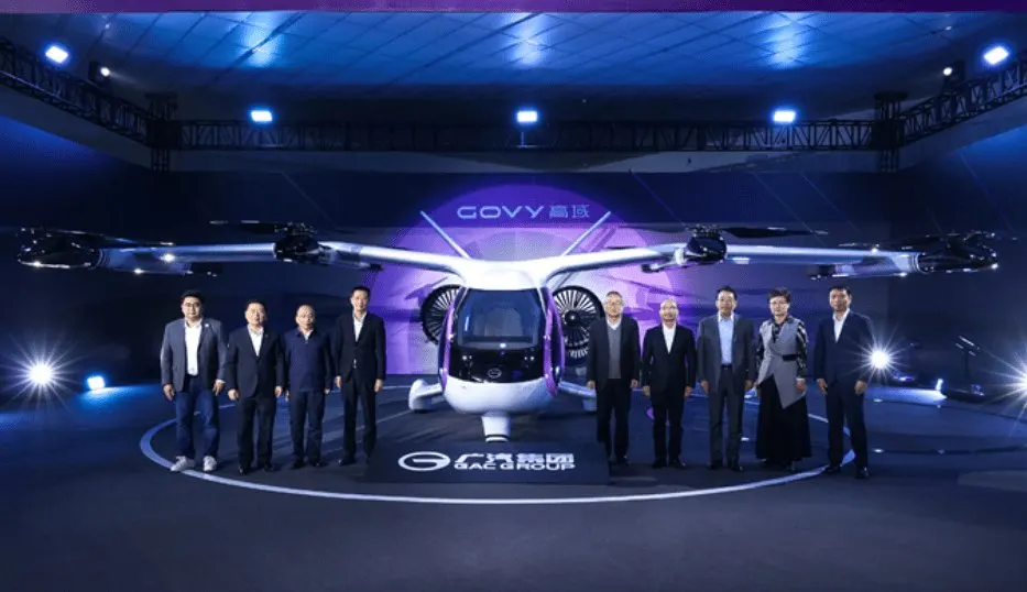 The GAC Group GOVY AirCab electric vertical takeoff and landing vehicle undergoes airworthiness certification.