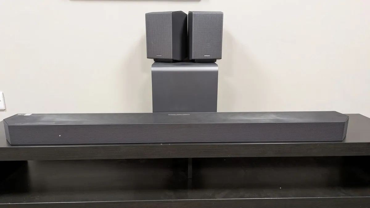 Samsung HW-Q990H soundbar system with wireless subwoofer and rear speakers