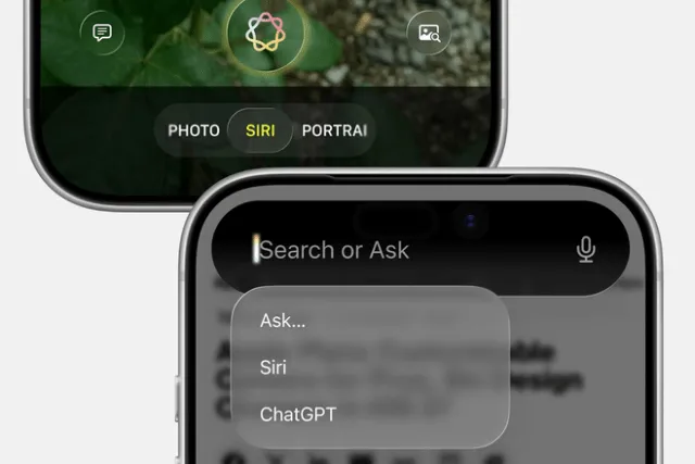 Apple iOS 27 interface preview highlighting redesigned Siri, camera controls, and artificial intelligence features.