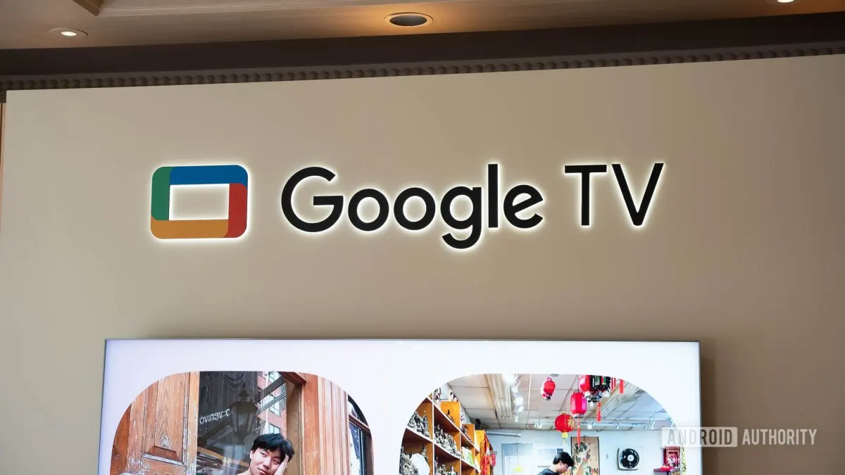 A Google TV remote functions as a pointer to navigate the on-screen cursor.